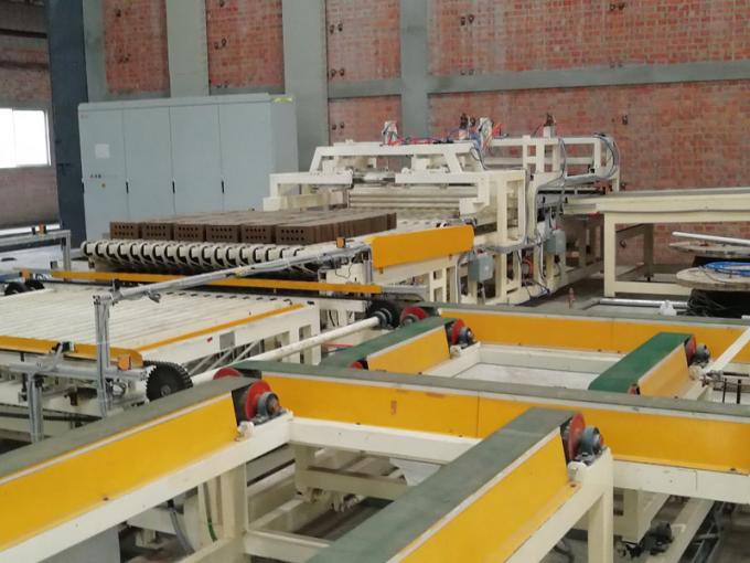 Automatic loading and unloading systems in the production line for clay ...