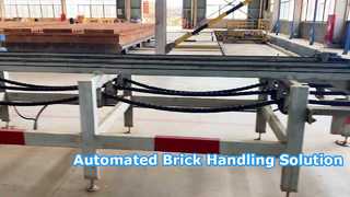 Automatic Brick Unloading and Packing System Special for Clay Brick Production Line (Including Tunne