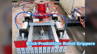 Graspers/grippers for robots in the production line for clay brick making