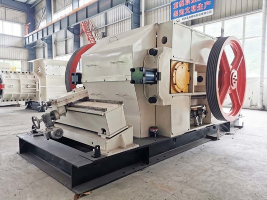 Full Automatic Clay Roller Crusher Machine Stone Brick Industrial Grinder Machine