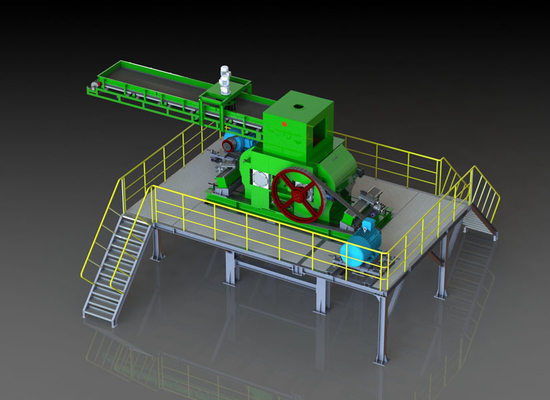 GS1080 Refine Roll Grinding Machine Mill Crusher For Minerals Processing