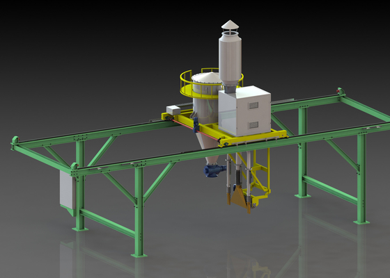 Vacuum Tunnel Kiln Car Cleaner Automatic For Kiln Cart Cleaning