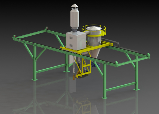 Vacuum Brick Tunnel Kiln Car Sweeper Cleaning Equipment ISO9001