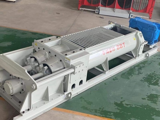 Automated Red Brick Making Machine 30 - 40m³/H Capacity Horizontal Paddle Mixer