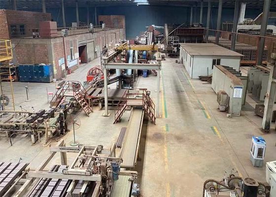 Tunnel Kiln Automatic Production Line For Clay Hollow Block Making with Tunnel Dryer and Big Capacities 800 tons/day