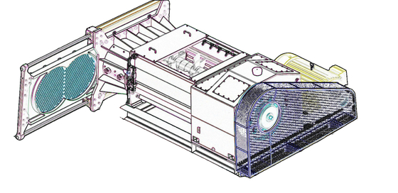 New Type Crusher Mixing Front Grid Mixing Extruding Machinery For Clay Brick Factory