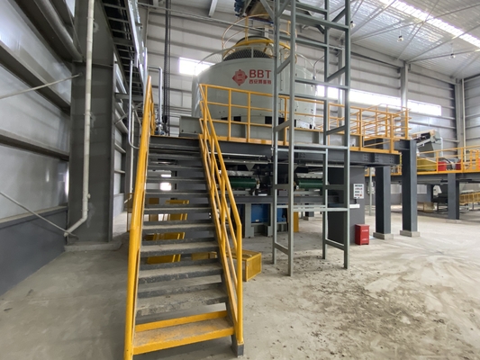 Wet Pan Mill Raw Material Preparation In Bentonite Producing Factory