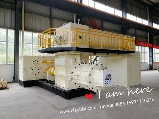 EV75A Double Stage Vacuum Extruder Full Automatic Clay Brick Making Machine for Brick Production Line