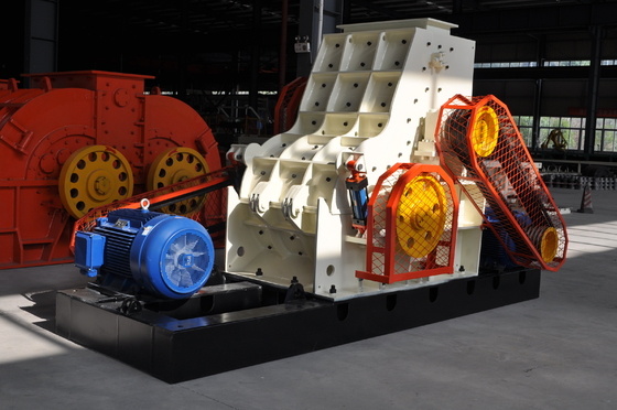 Dual-Rotor Hammer Crusher For Red Hollow Blocks Clay Brick Making Tunnel Kiln Project Roller Crusher Machine