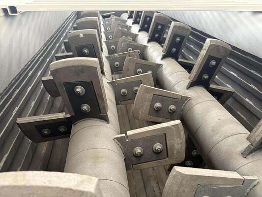 Clay Brick Making Machine Double Shaft Horizontal Paddle Mixing Equipment