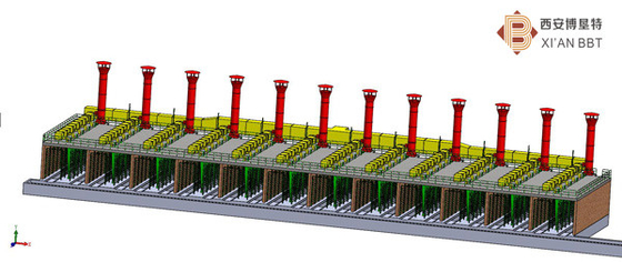 Automatic Refractory Clay Brick Tunnel Kiln Technology Customized