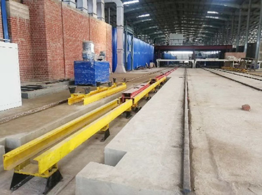 Automated Clay Brick Production Line Kiln Cart Running Machine Hydraulic Stepper