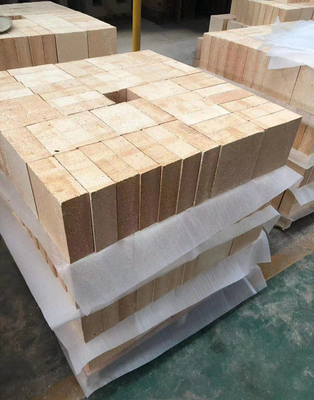 Red Clay Refractory Brick Material Hydraulic Pressure Customized