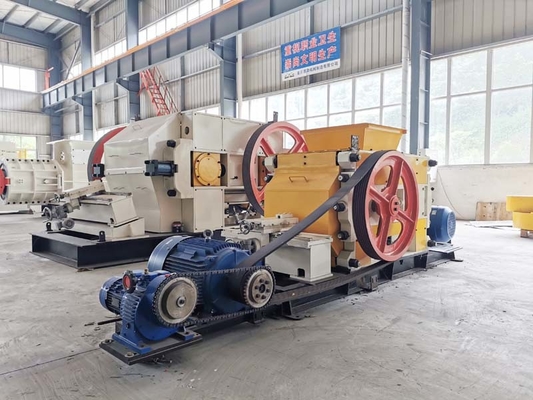 Full Automatic Clay Roller Crusher Machine Stone Brick Industrial Grinder Machine