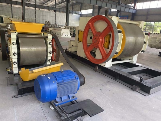 Clay Brick Roller Crusher Machine High Speed For Brick Making Plant