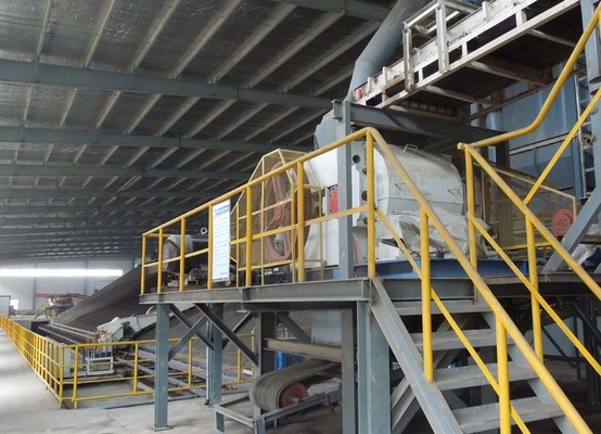 Fine Mill Roll Crusher Machine 30 - 50t/h Production capacity For Brick Making