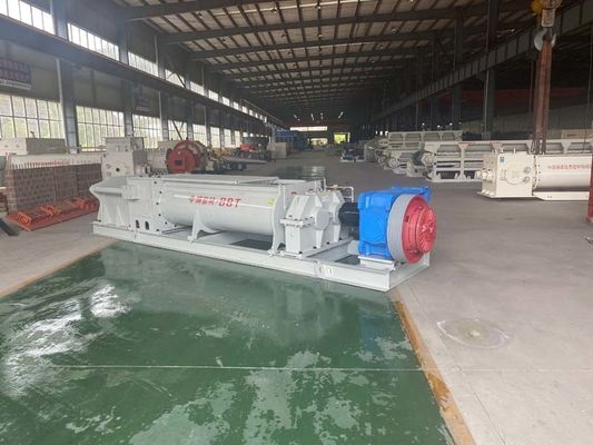 ME550  Horizontal Double Shaft Mixing Mill Extruder Twin Shaft Mixers