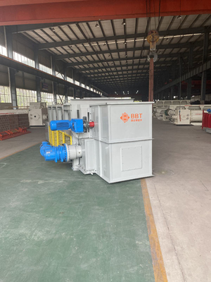 Plate Feeder Automatic Cement Brick Making Machine 10 - 50m3/h Capacity