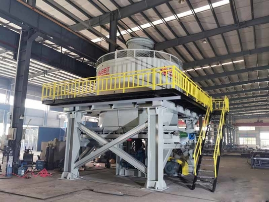 Material Crushing Wet Pan Mill Machine For Clay Brick Making Line