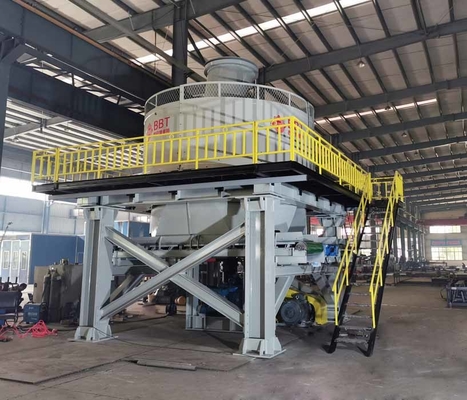 Brick Production Line Wet Pan Mill 65200kg Weight Customized