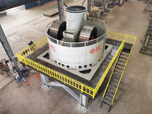 Compact Wet Pan Mill Machine Fully Automatic For Brick Making Equipment