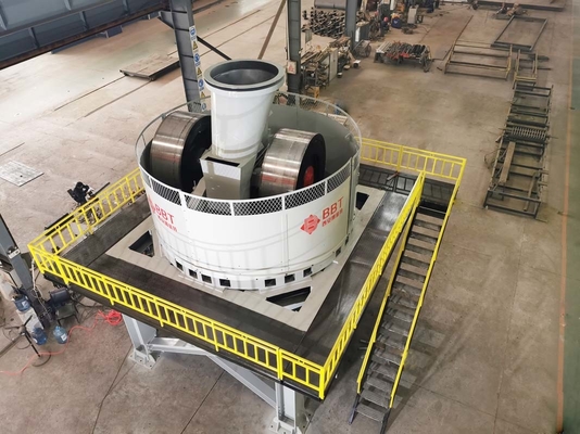 TWPM160 Wet Pan Gold Grinding Mill For Materials Processing