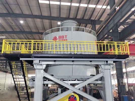 30 - 70 Ton/h Wet Pan Mill For Clay Brick Making and Bentonite Making Raw Material Preparation with 2 rollers