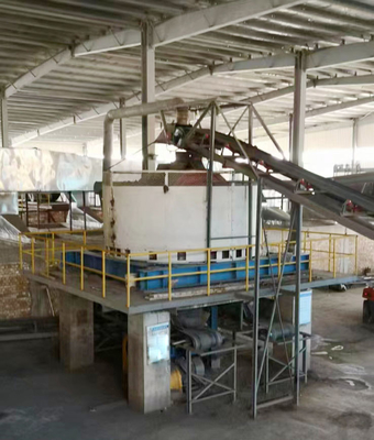 Clay Brick Making Wet Pan Mill Grinding With Electric Motor TWPM185
