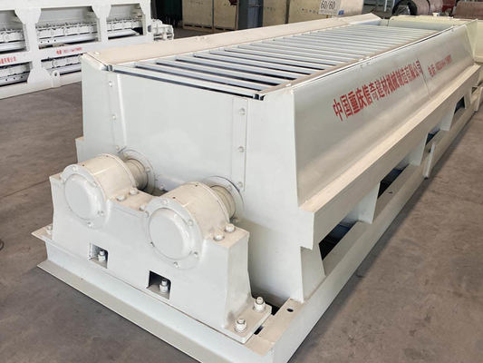 75KW Double Shaft Paddle Mixer 60 - 110T/H Twin Screw Mixer For Crushing
