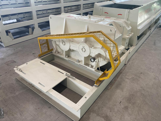 75KW Double Shaft Paddle Mixer 60 - 110T/H Twin Screw Mixer For Crushing
