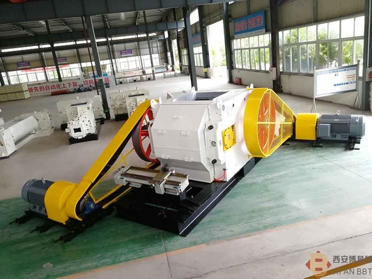 GS1412 Fine Roller Crusher Machine High Speed Refine Grain Roller Mill