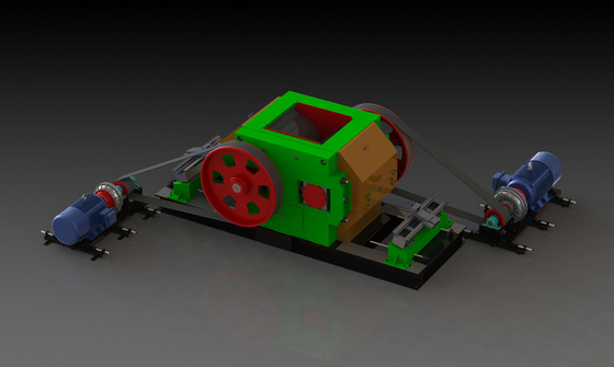 Automatic Steel Fine Roller Crusher Machine Mill For Minerals Processing