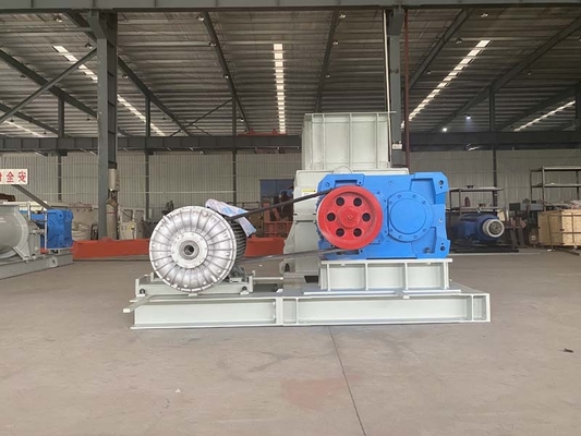 Automated red Soil Interlocking Brick Machine / Double Toothed Roller Crusher