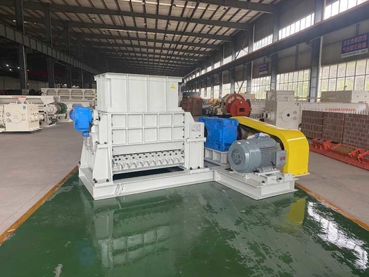 AC Motor Double Tooth Roller Crusher 30 - 45 m3/H Capacity Raw Material Processing