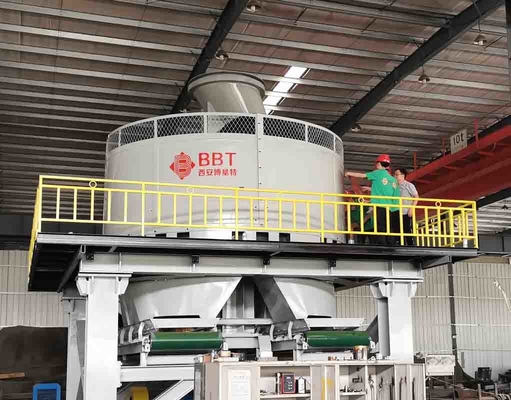 High Speed Mineral Processing Equipment Automatic Wet Pan Mills