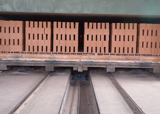 Full Automatic Clay Brick Tunnel Kiln project width Types 4.6m 4.9m 6.9m 7.2m