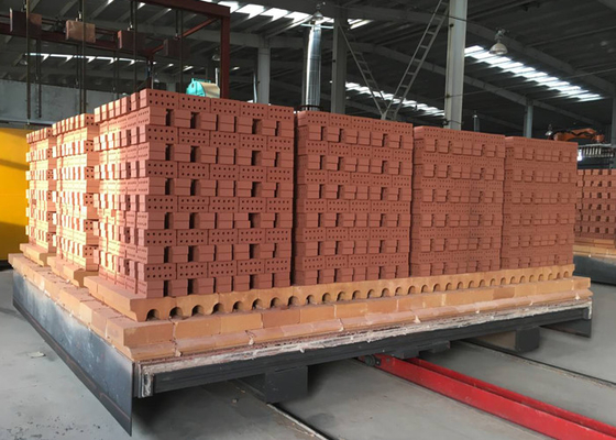 Full Automatic Clay Brick Tunnel Kiln project width Types 4.6m 4.9m 6.9m 7.2m