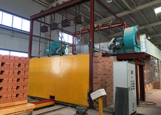 Clay brick tunnel kiln electric gas clay brick kiln for automatic clay brick making project