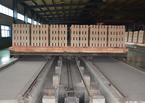 Clay brick tunnel kiln and whole block brick making project technical design layout