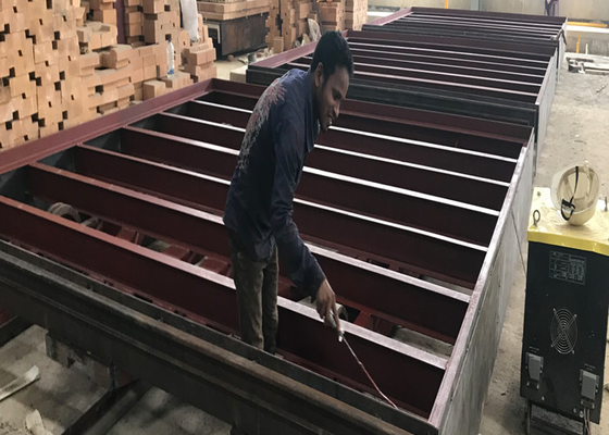 Clay brick tunnel kiln daily capacity 50000 to 100000 pieces with brick kiln operation equipment