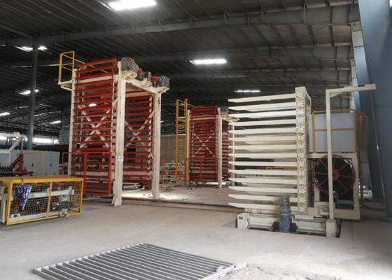 Auto Clay Brick Dryer Machine 100000 Pcs Output  For Two Times Setting Firing