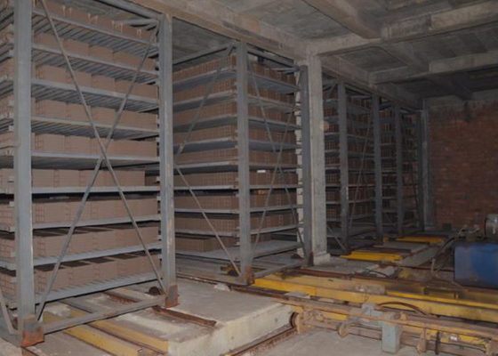 Auto mud Brick Production Line Tunnel Dryer Chamber ISO9001 Approved