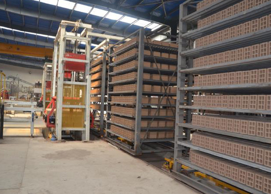 Auto mud Brick Production Line Tunnel Dryer Chamber ISO9001 Approved