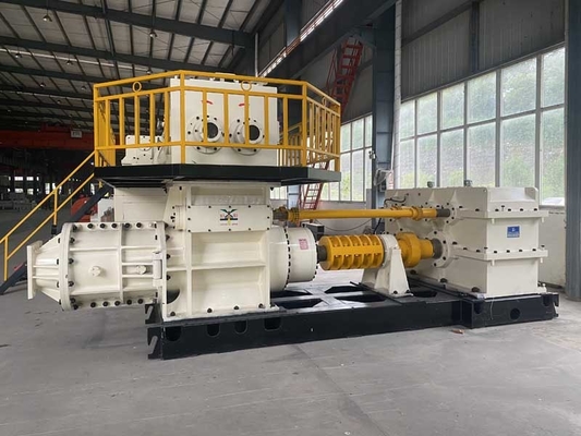 EV60A Carbon Steel Vacuum Extruder Clay Brick Forming Machine Mixing Tooth