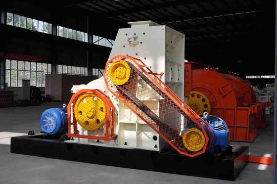 Customized Steel Clay Brick Production Line Double Hammer Mill Rock Crusher