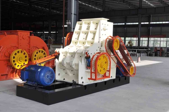 Customized Steel Clay Brick Production Line Double Hammer Mill Rock Crusher