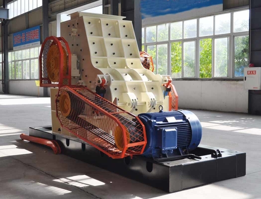 Steel Double Roller Minerals Processing Equipment Automatic Hammer Crusher Machine