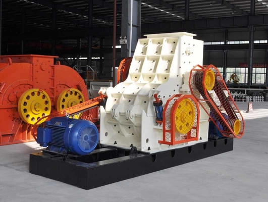 Steel Double Roller Minerals Processing Equipment Automatic Hammer Crusher Machine