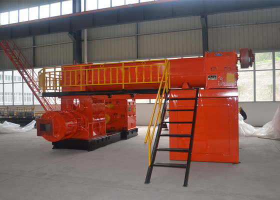 Semi Automatic Block Making plant Machine small model Vacuum Extruder For Clay Mud Soil Fly Ash blocks
