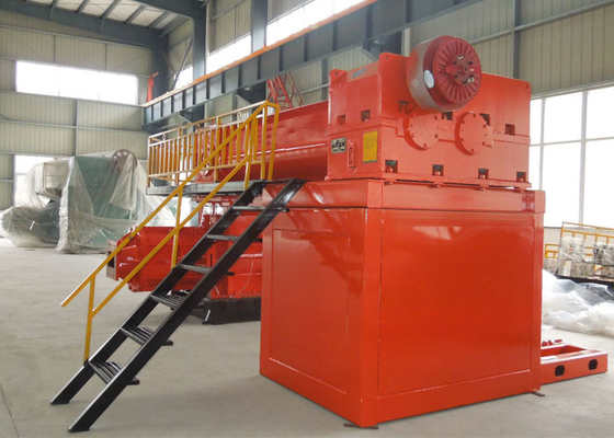 Hollow Clay Brick Production Line Vacuum Extruder With Dryer Chamber